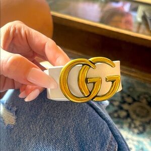 Gucci genuine leather belt